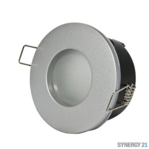 Synergy 21 LED Retrofit GU10 / GX5, 3 Deckeneinbausatz IP65 silber