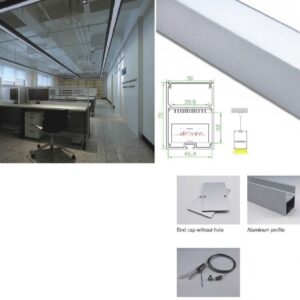 Synergy 21 LED U-Profil 200cm, ALU052