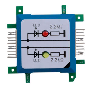 ALLNET Brick’R’knowledge LED dual auf Masse rot & gelb Signal durchverbunden