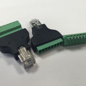 TP-Stecker TP,ungeschirmt,RJ-45 -> KEFA (Phoenix® kompatible) / Terminalblock