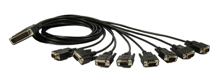 ALLDAQ ADQCRD78F8D9M1m OktopusKabel (8 x 9pol. SubD) für serielle Ports
