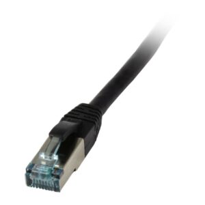 Patchkabel RJ45, CAT6A 500Mhz, 5m, schwarz, S-STP(S/FTP), TPE/LSZH(Superflex), AWG26, Synergy 21