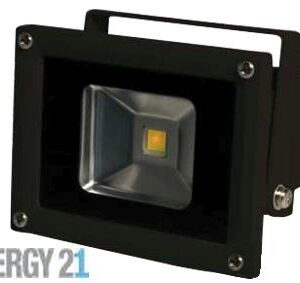 Synergy 21 LED Spot Outdoor Baustrahler 10W schwarzes Gehäuse - rot V2