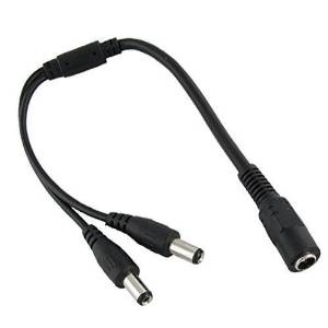 ALLNET Ersatznetzteil zbh. Hohlstecker -> Hohlstecker 2x Y-Adapterkabel