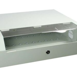 ALLNET 19"Wandgehäuse, 3HE, Vertikal, T145, Lichtgrau, SWV-Serie,