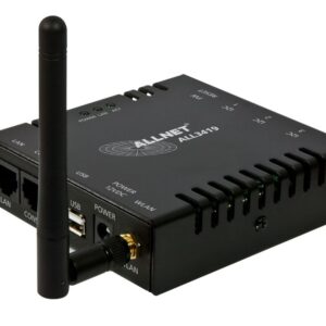 ALLNET MSR Zentrale "ALL3419" inkl. 3 Sensor Ports & WLAN & Temperaturfühler "ALL3008" für IP Gebäude Automation
