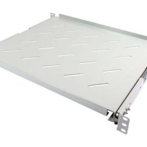 ALLNET 19"zbh. Fachboden ausziehbar, für 1200mm Schrank tiefe, Lichtgrau, t950-1050mm,