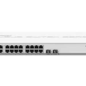 MikroTik Cloud Smart Switch CSS326-24G-2S+RM, 24x Gigabit, 2x SFP+, Rackmount