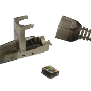 TP-Stecker TP, Feldkonfektionierbar, CAT6A, RJ45, Werkzeuglo