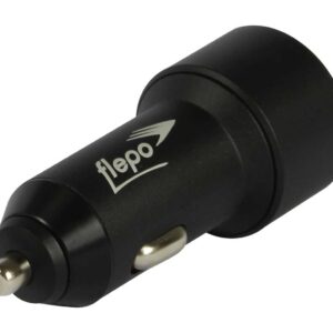 Flepo Netzteil KFZ 2-fach 12V-24V - max 4A - Quick Charge 3.0
