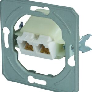 TEM Serie Ekonomik SOCKET CAT5e KS DOUBLE2x RJ45