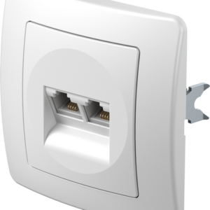 TEM Serie Ekonomik SOCKET TEL KS DOUBLE2x RJ11 6/