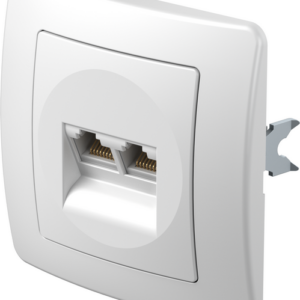 TEM Serie Ekonomik SOCKET CAT5e KS DOUBLE2x RJ45