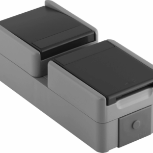 TEM Serie Fontana Steckdose SCH+Schalter2WAY VERT SE