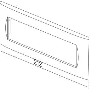 TEM Serie Modul Rahmen OS COVER PLATE SOFT7M ES