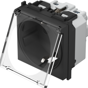 TEM Serie Modul Steckdosen SOCKET Schutzkontakt+KS+COVER2P+E 16A