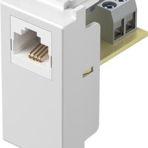 TEM Serie Modul Steckdosen SOCKET TEL LTRJ11 6/4 1M PW