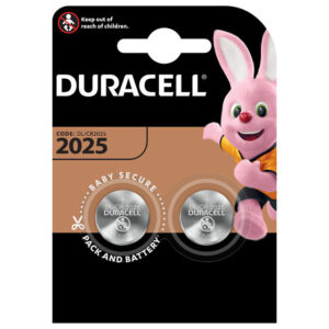 Batterie Knopfzelle CR2025 *Duracell* 2-Pack