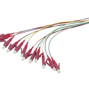 LWL-Pigtail-LC 50/125u, 2mtr. OM4, 12-Pack, farbig, Synergy 21,