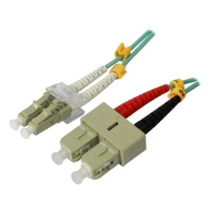 LWL-2-Faser-Patchk. 0.5mtr.LC-SC, 50/125um,OM3, AD=2mm, Synergy 21,