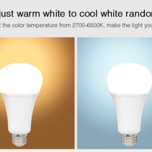 MiBoxer FUT105 LED Retrofit E27 Bulb 12W RGB-WW (RGB-CCT) Lampe mit Funk und WLAN