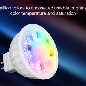 MiBoxer FUT104 LED Retrofit GX5,3 4W RGB-WW (RGB-CCT) Lampe mit Funk und WLAN