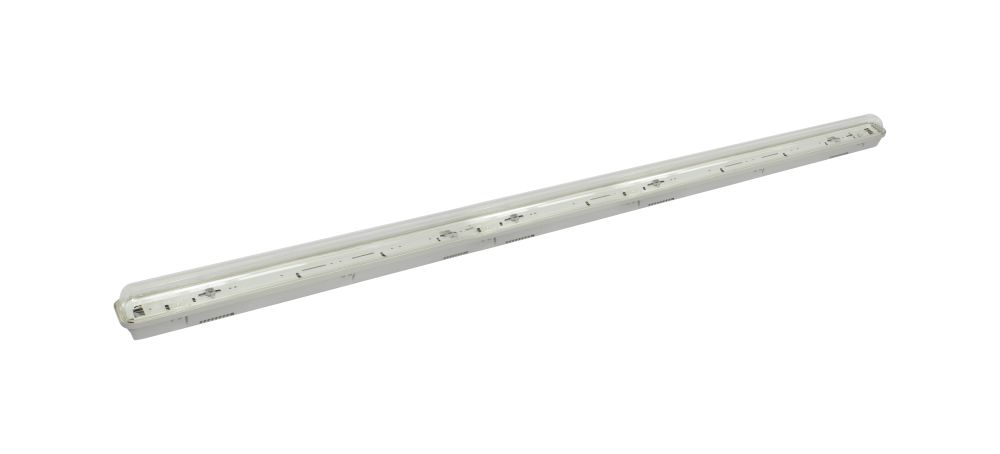 Synergy 21 LED Tube T8 Serie 150cm, IP65 Sockel, LED-Feuchtraum-Wannenleuchte