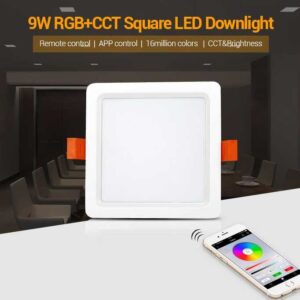 MiBoxer FUT064 LED Panel square 9W RGB-WW (RGB-CCT) mit Funk und WLAN