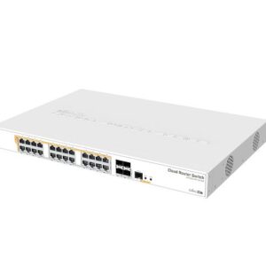 MikroTik Cloud Router Switch CRS328-24P-4S+RM, 24x Gigabit, 4x SFP+, POE, Rackmount