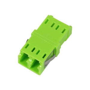 LWL-Kupplung,LC-Buchse/LC-Buchse, 50/125u Multimode OM5, lime Green, duplex, PC, ohne Flansch, Synergy 21,