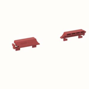 Bachmann zbh. Verriegelungslaschen rot f. IE C C13 VPE 12 St.