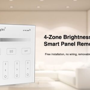 MiBoxer B1 LED Fernbedienung Smart Panel single color 4 Zonen