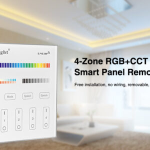 MiBoxer T4 LED Fernbedienung Smart Panel RGB-WW (RGB-CCT) 4 Zonen