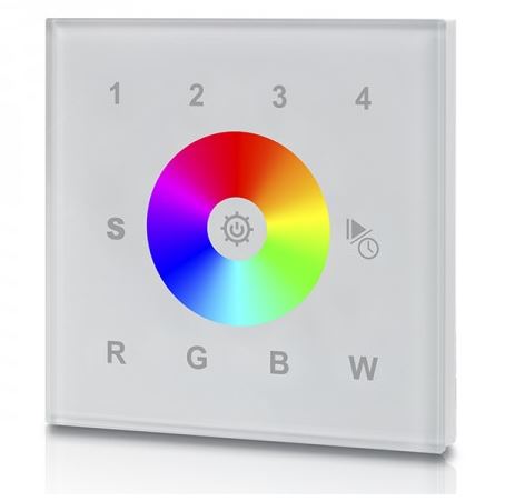 Synergy 21 LED Serie EOS 03 DMX512 RGB-W Wandtaster weiss +WiFi