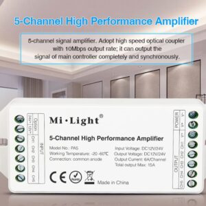 MiBoxer PA5 LED Controller 5-Channel Amplifier