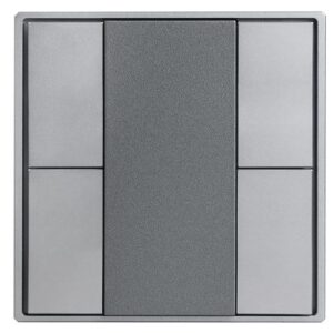 Synergy 21 LED Serie EOS 08 KNX Wandtaster Glas-B 4-fach
