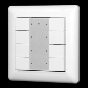 Synergy 21 LED Serie EOS 08 KNX Wandtaster 8-fach