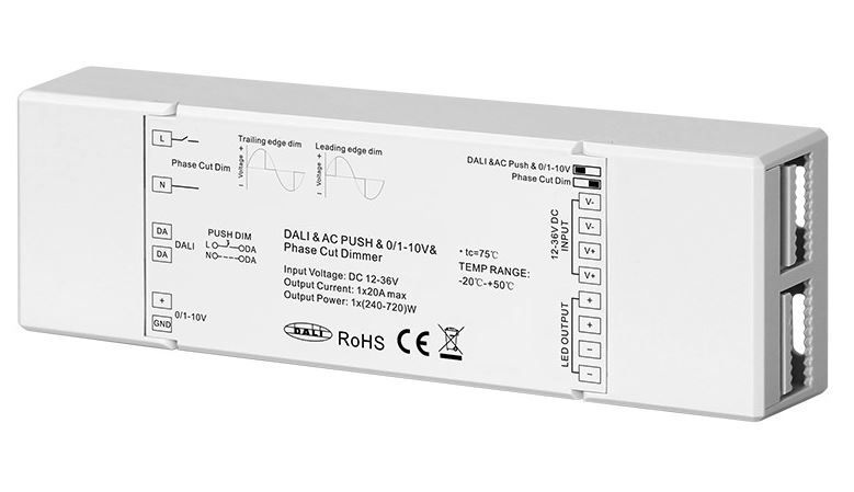 Synergy 21 LED Serie EOS 07 DALI Controller PWM Dimmer 1 Kanal