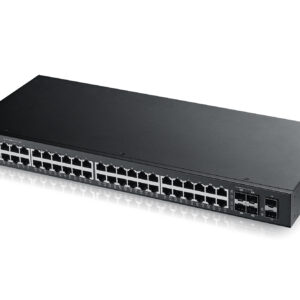 Zyxel Switch smart managed Layer2 50 Port • 44x 1 GbE • 4x 1 Gb Combo • 2x SFP • 19" • NebulaFlex • GS1920-48V2
