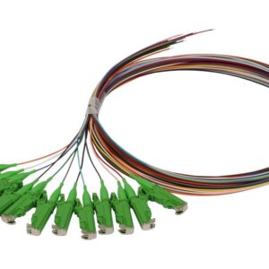 LWL-Pigtail-LSH(E2000APC) 9/125u, 2mtr. OS2, 12-Pack, farbig, G652.D, Synergy 21,