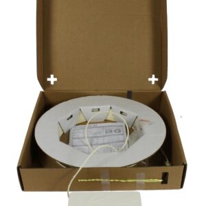 LWL-FTTH Compact Box vorkonfektioniert, 2xSC/APC -> open End, 20m, 9/125u, G.657.A2, 2-Faser, OD=2.2mm, Synergy 21