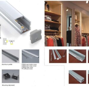 Synergy 21 LED U-Profil 200cm, ALU004-R weiss