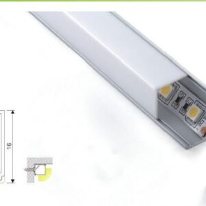 Synergy 21 LED U-Profil 200cm, ALU005 weiss