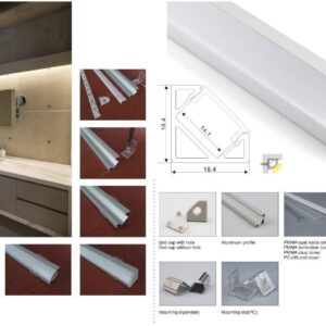 Synergy 21 LED U-Profil 200cm, ALU007-R V2 weiss