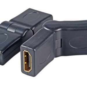 Kabel Video HDMI, Kupplung, Typ A, Bu/St, 180Grad, schwenkbarer,