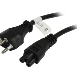 Netzkabel 230V Schweiz(Stecker)J12/Kaltgeräte C5(Buchse,Michymouse), 1,8m, Black, Synergy21
