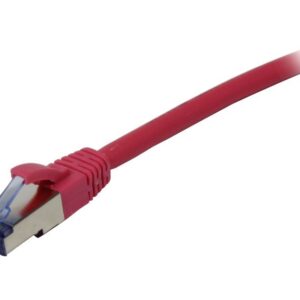 Patchkabel RJ45, CAT6A 500Mhz, 7.5m, pink, S-STP(S/FTP), Komponent getestet(GHMT certified), AWG26, Synergy 21