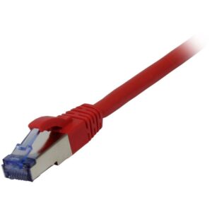 Patchkabel RJ45, CAT6A 500Mhz, 5m, rot, S-STP(S/FTP), Komponent getestet(GHMT certified), AWG26, Synergy 21
