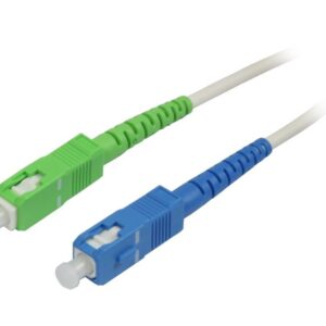 LWL-1-Faser-Patchk. 2mtr.SC-SC(APC8Grad), 9/125u, Schrägschliff, Synergy21,