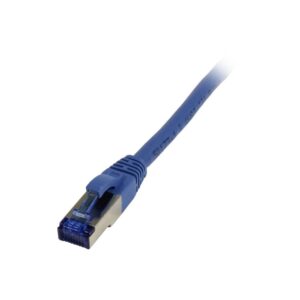 Patchkabel RJ45, CAT6A 500Mhz, 10m, blau, S-STP(S/FTP), TPE/LSZH(Superflex), AWG26, Synergy 21